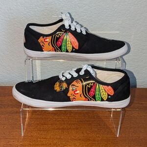 Chicago Blackhawks Sneakers. Size 6.5
